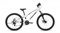 Велосипед Forward RISE 24 2.0 disc белый\черный (2021)