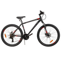 Велосипед Stels Navigator 500 MD 26" черный/красный рама: 20" (2026)