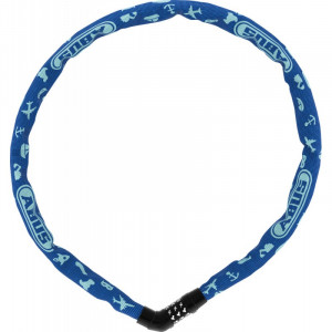 Замок Abus Steel-O-Chain 4804C/75 Symbols 05-0086809, голубой 
