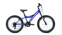 Велосипед Forward Dakota 20 1.0 синий/белый рама: 10.5" (2022)