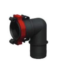 Переходник Straight Line для балластных емкостей 1" QUIK-LOK SOCKET 90'-Elbow Black (BLK) (2129078)