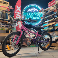 Велосипед Novatrack Katrina 6.D 20" белый/пурпурный (новый, алюминиевая рама)