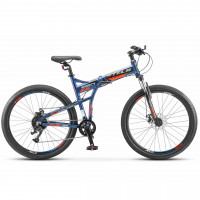 Велосипед Stels Launch-950 MD 26" Z010 (м) темный синий/красный рама: 19" (2025)