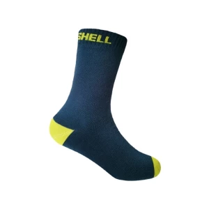 Носки детские водонепроницаемые DexShell Ultra Thin Children Socks темоно-синие/желтые DS543NL 