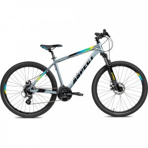 Велосипед Aspect Ideal 27.5&quot; серый/синий рама: 18&quot; (2023) 
