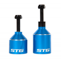 Пеги STG для трюкового самоката с осью, 36 мм, алюминий, синий