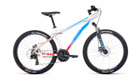 Велосипед Forward Flash 26 2.0 белый/голубой 15" (2022)