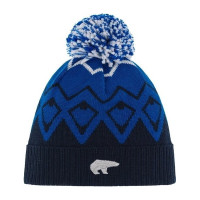 Шапка Eisbär Ziggy OS Pompon MÜ sky blue/lapis/white (30911-024)