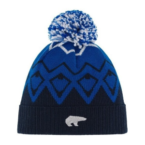 Шапка Eisbär Ziggy OS Pompon MÜ sky blue/lapis/white (30911-024) 