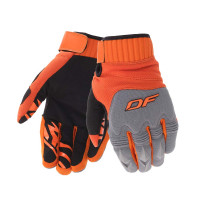 Перчатки Dragonfly Enduro Gray-Orange-Black