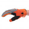 Перчатки Dragonfly Enduro Gray-Orange-Black - Перчатки Dragonfly Enduro Gray-Orange-Black