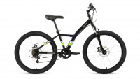 Велосипед Forward DAKOTA 24 2.0 D черный/зеленый рама 13" (2022)