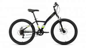 Велосипед Forward Dakota 24 2.0 D черный/зеленый рама 13&quot; (2022) 