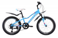 Велосипед Stark Bliss 20.1 V голубой/розовый/белый (2020)