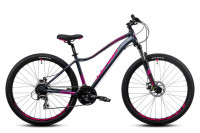 Велосипед Aspect ALMA 27.5 черно-розовый 14.5" (2022)