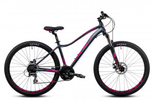 Велосипед Aspect ALMA 27.5 черно-розовый 14.5&quot; (2022) 