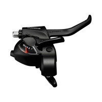 Шифтер/тормозная ручка Shimano Tourney, EF41, прав, 6 ск., тр. 2050мм, черный