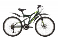 Велосипед Foxx Freelander 26" зеленый рама: 18" (2022)