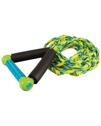 Фал с рукояткой для вейксёрфинга Straight Line Green/Blue Wake Surf Combo Handle (2019)24'