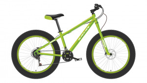 Велосипед Black One Monster 24 D зеленый/белый/зеленый Рама: 14.5&quot; (2022) 