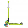 Трехколесный самокат Globber Primo Foldable Lights лаймовый - Трехколесный самокат Globber Primo Foldable Lights лаймовый