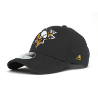 Бейсболка Atributika&Club NHL Pittsburgh Penguins (подростковая) черная (52-54 см) 28120