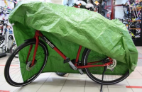 Чехол велосипедный, водонепроницаемый, зеленый
