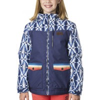 Куртка детская Rip Curl Snake Printed JKT patriot blue (2018)
