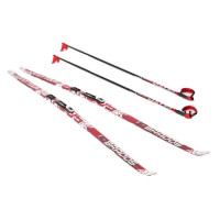 Комплект беговых лыж Brados NNN (STC) - 190 Wax XT Tour Red