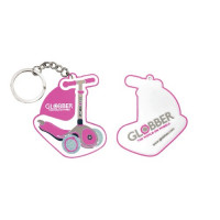 Брелок для ключей Globber в форме самоката розовый
