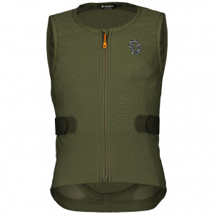Защита спины Scott Vest Airflow Junior douglas green/orange 
