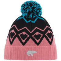 Шапка Eisbär Ziggy OS Pompon MÜ pink/brown/blue (30911-450)