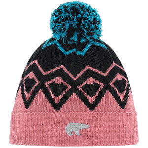 Шапка Eisbär Ziggy OS Pompon MÜ pink/brown/blue (30911-450) 