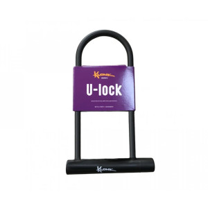 Замок противоугонный KLONK 180x245 мм, U-lock, 2 ключа, черный 10390 