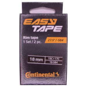 Ободная лента Continental Easy Tape Rim Strip (до 116 PSI), чёрная, 18 - 584, 2 шт. 