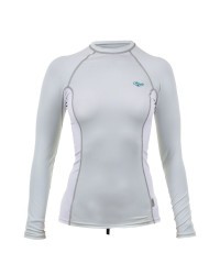 Гидромайка женская длинный рукав O'Neill WMS PREMIUM SKINS L/S RASH GUARD FRESHMINT/WHITE/FRESHMINT 4172B FN5 (2019)