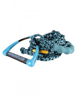 Фал с рукояткой для вейксёрфинга Straight Line Hydratak Surf Rope 10&quot; BLU (2019) 24&#039; 