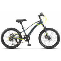 Велосипед Stels Leader-230 MD 20" Z010 (м) серый/черный рама: 10.2" (2025)