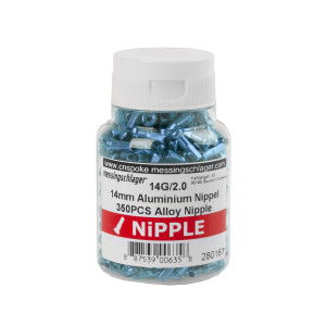 Спиц./ниппеля CNSPOKE 5-280167 для спиц 14G (2мм) АЛЮМИНИЙ 12мм СИНИЙ АНОДИРОВАННЫЙ 350шт в банке 