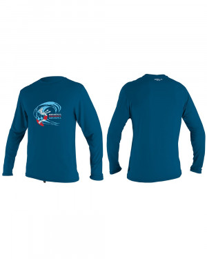 Гидромайка детская длинный рукав O&#039;Neill TODDLER O&#039;ZONE L/S SUN SHIRT blue S20 (5326B 326) 