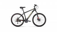 Велосипед Forward Hardi 26 2.0 disc черный/желтый рама: 17" (2021)