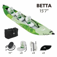 Каяк надувной двухместный с веслами Aqua Marina Betta-475 15'7" (2025)