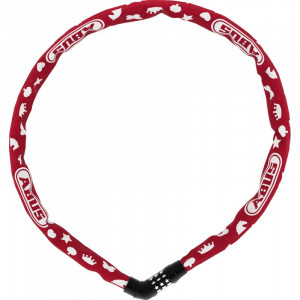 Замок Abus Steel-O-Chain 4804C/75 Symbols 05-0087499, красный 