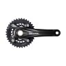 Система Shimano Deore, M617, 175мм, ин.вал, 38/24T без каретк., черн (2021) - Система Shimano Deore, M617, 175мм, ин.вал, 38/24T без каретк., черн (2021)