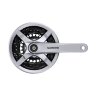 Система Shimano TY501, 175мм, Кв, 42/34/24, с защитой, с болтами, серебр., б/уп - Система Shimano TY501, 175мм, Кв, 42/34/24, с защитой, с болтами, серебр., б/уп