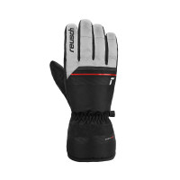 Перчатки горнолыжные Reusch Snow King white/fire red/black