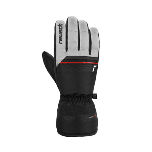 Перчатки горнолыжные Reusch Snow King white/fire red/black 