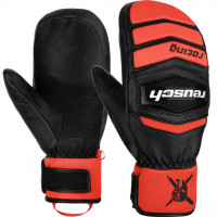 Варежки Reusch Worldcup Warrior GS Junior Mitten black/white/fluo red