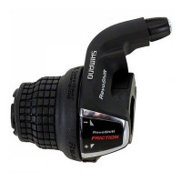 Шифтер/ручка тормоза Shimano SL-RS35-LN, лев, 3-ск. (Friction), тр. 1800мм