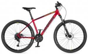 Велосипед Author Solution 27.5" красный/черный/салатовый рама: 19" (2025) 